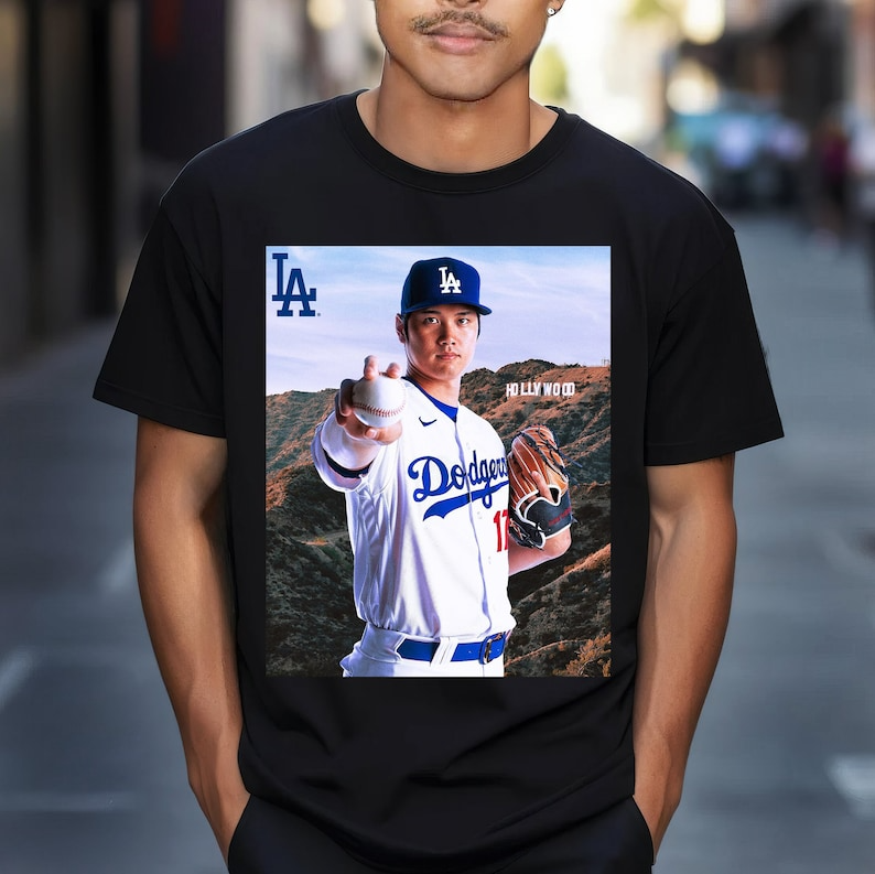 Shohei Ohtani Vintage Shirt Los Angeles Dodgers Merch Dodgers Graphic Tee Ohtani Shirt Handmade Clothing Los Angeles Dodgers Shohei Ohtani