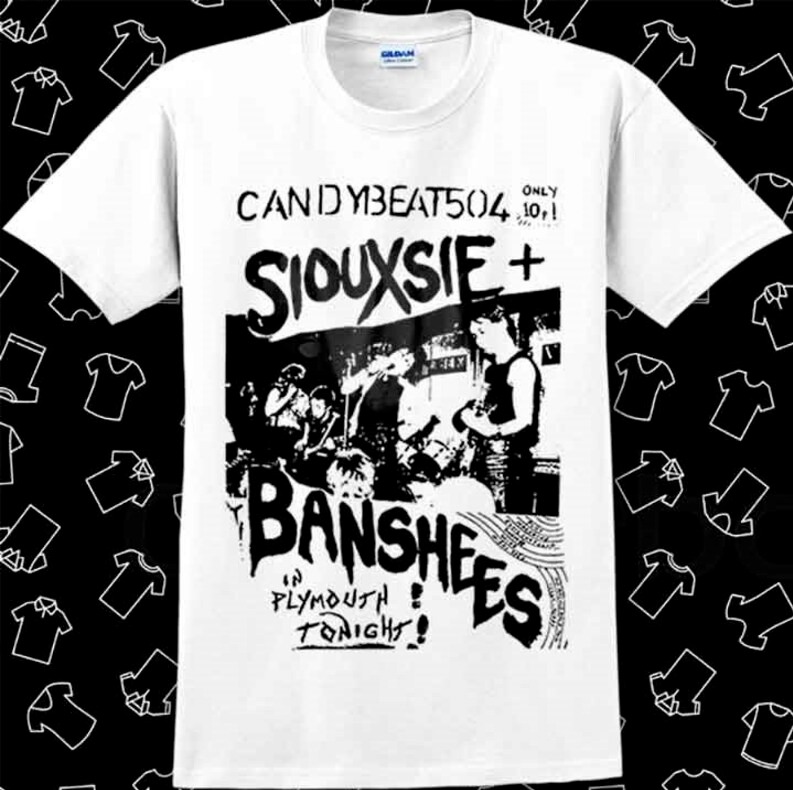 Siouxsie Banshees Candy Beat Live Concert Poster T Shirt