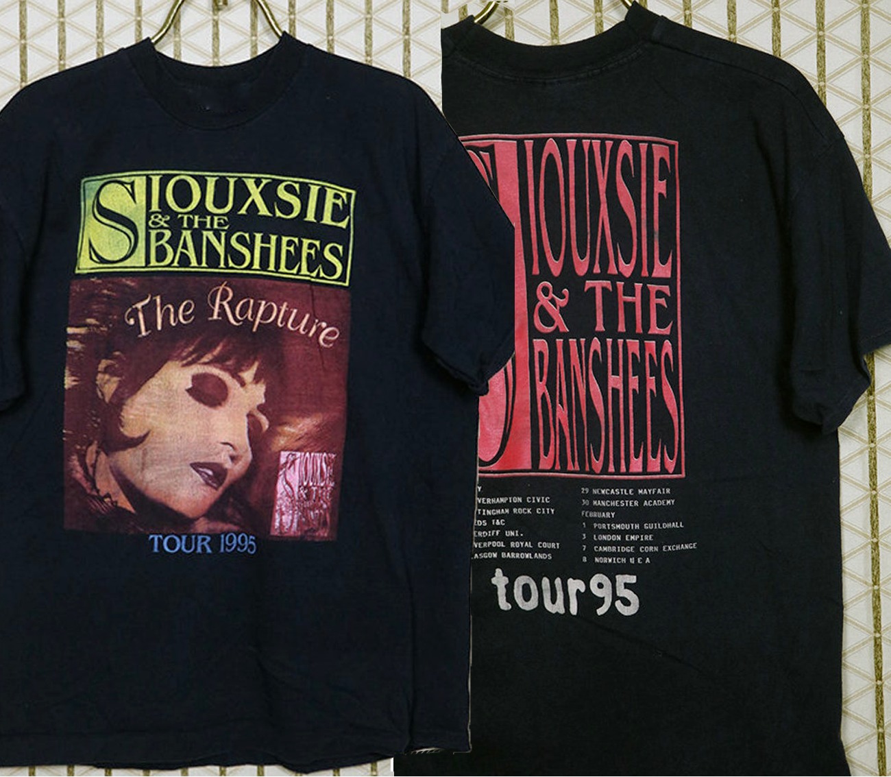 Siouxsie and the Banshees t-shirt, vintage rare tee shirt, Sioux, black tee