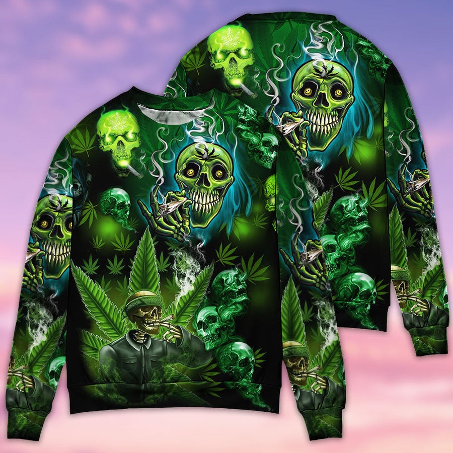 Skull So High Amazing Style - Sweater - Ugly Christmas Sweaters