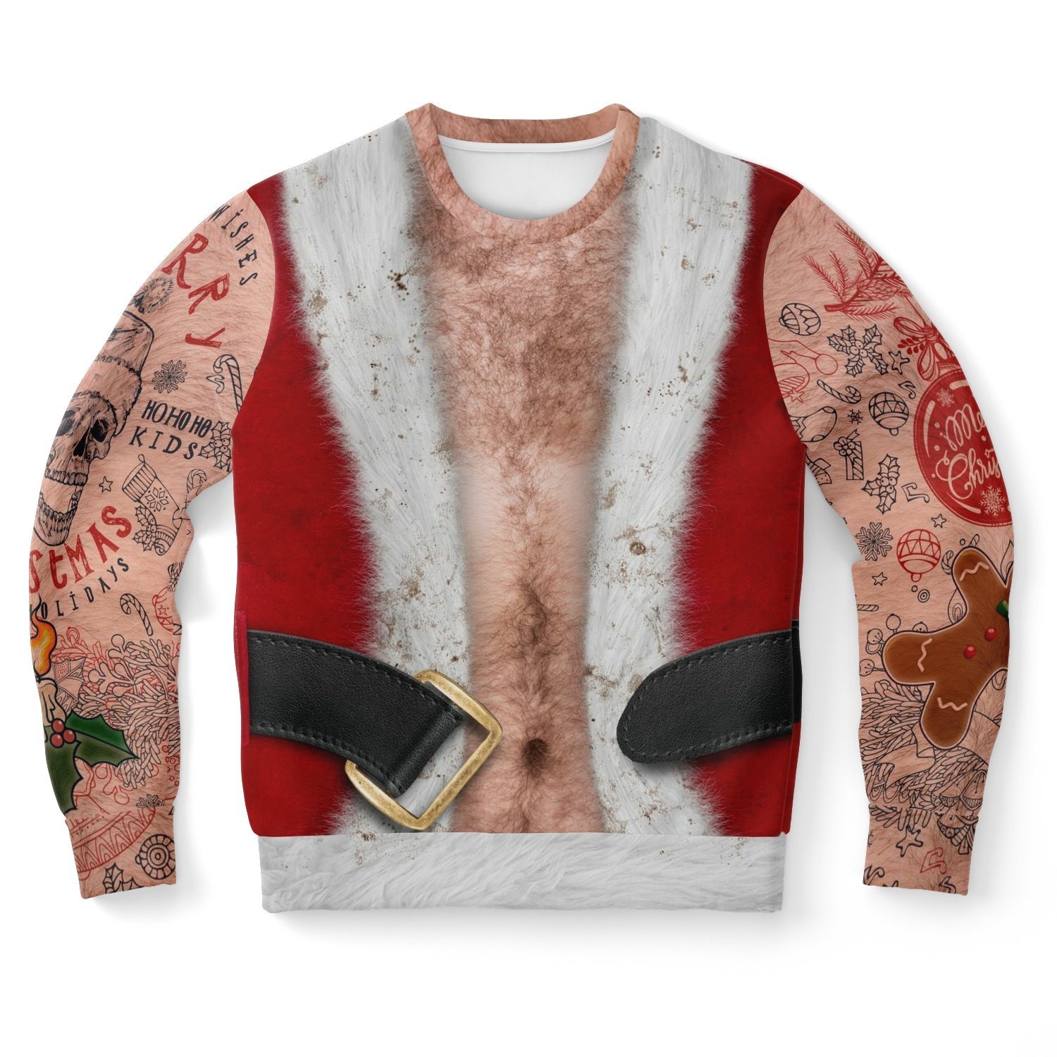 Sleeveless Bad Santa Ugly Sweater