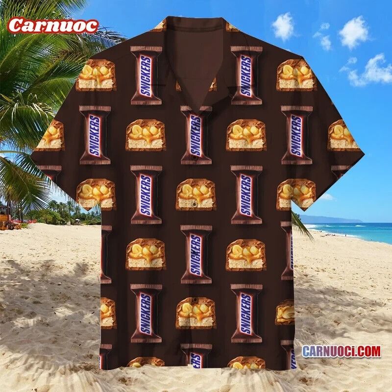 Snickers -Unisex Hawaiian Shirt, S-5XL US Size, Gift For Men And Women