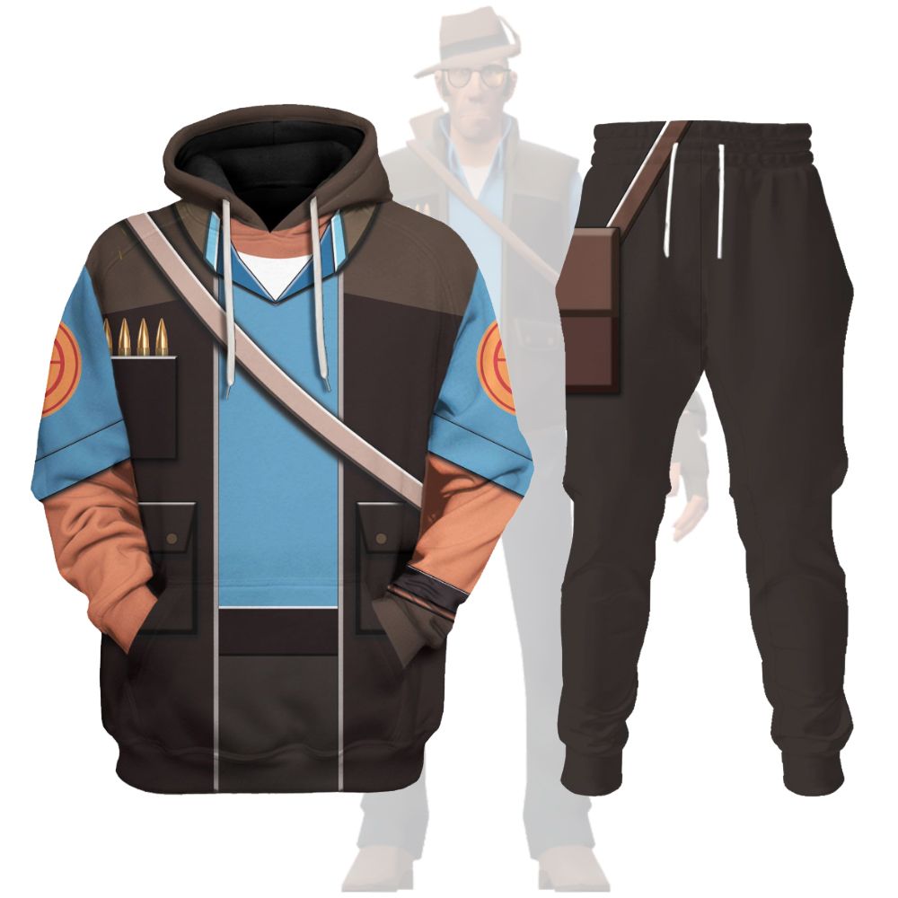 Sniper Blue Team TF2 track suit 