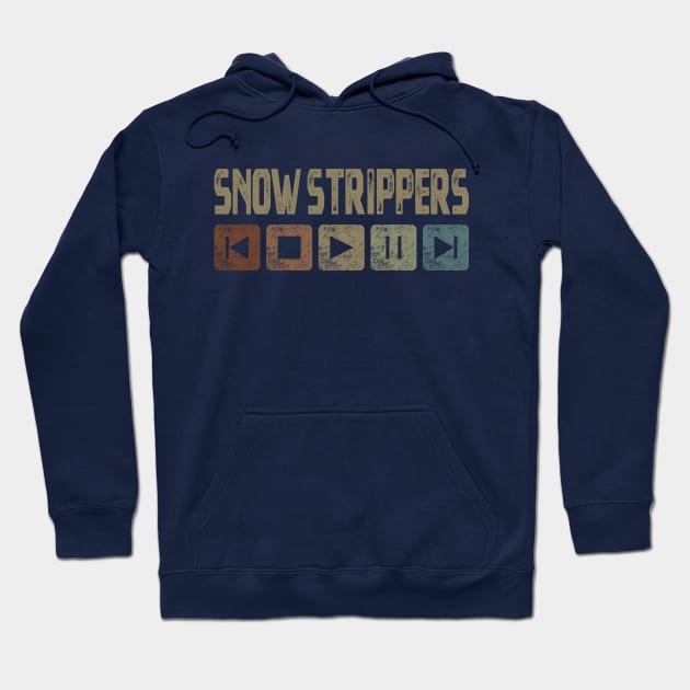 Snow Strippers Control Button Hoodie