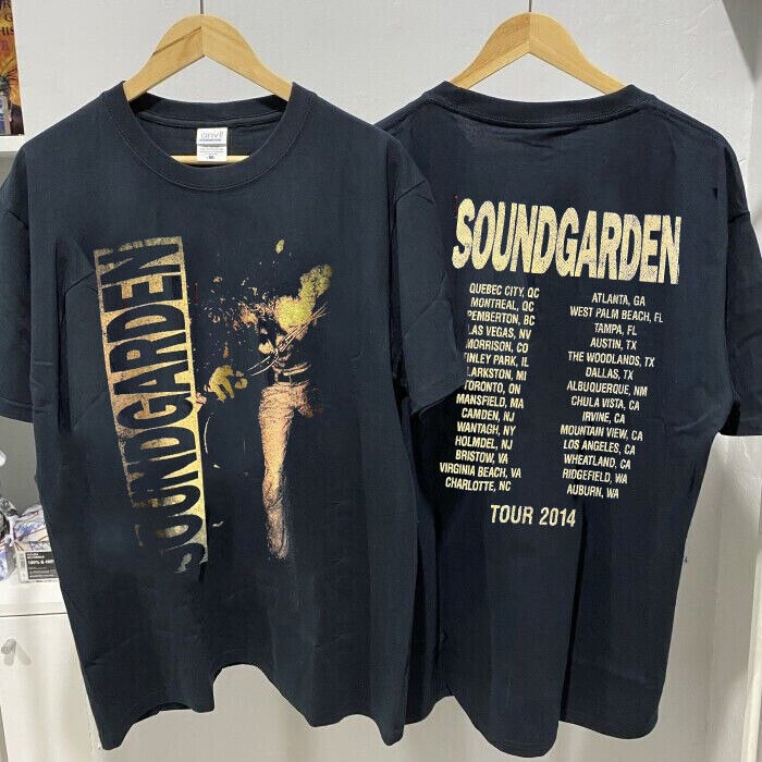 Soundgarden 2014 Tour Cotton Black Unisex T-shirt
