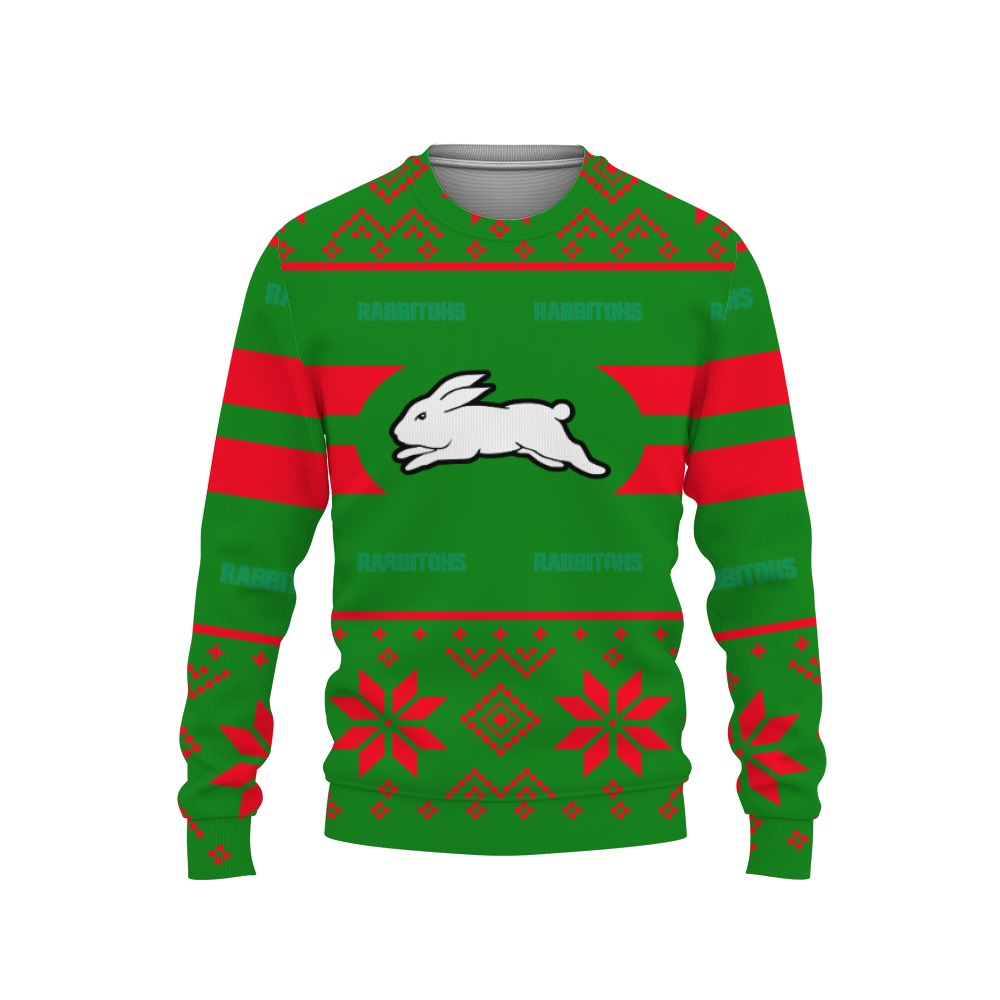 South Sydney Rabbitohs Custom New Uniforms For Fan Gear-3D Sweatshirt