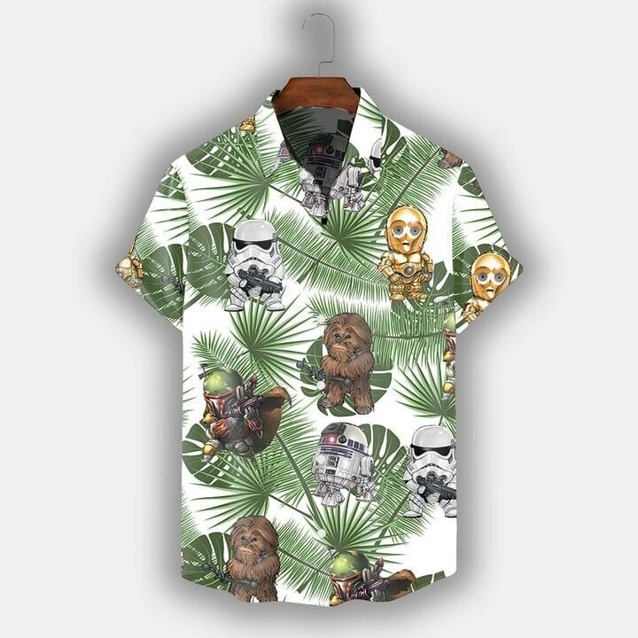 Spaceship 3D Hawaiian Shirt SW-10002, Gift For Men, Birthday Gift, S-5XL US Size