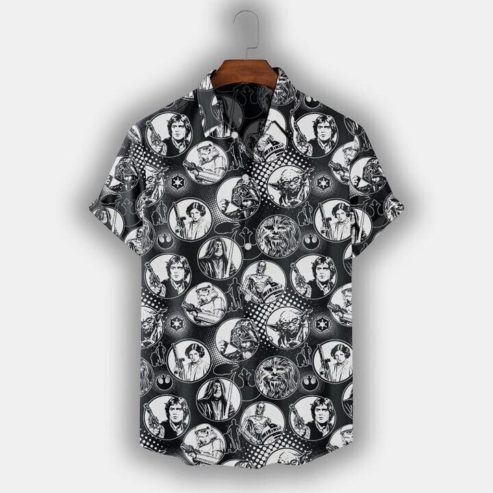 Spaceship 3D Hawaiian Shirt SW-10019, Gift For Men, Birthday Gift, S-5XL US Size