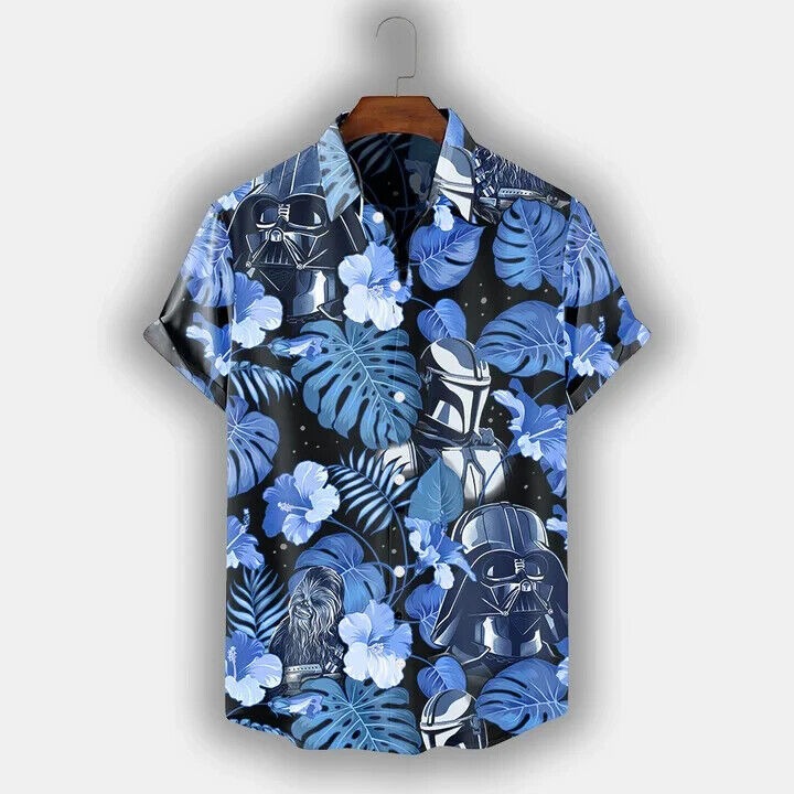 Spaceship 3D Hawaiian Shirt SW-10034, Gift For Men, Birthday Gift, S-5XL US Size