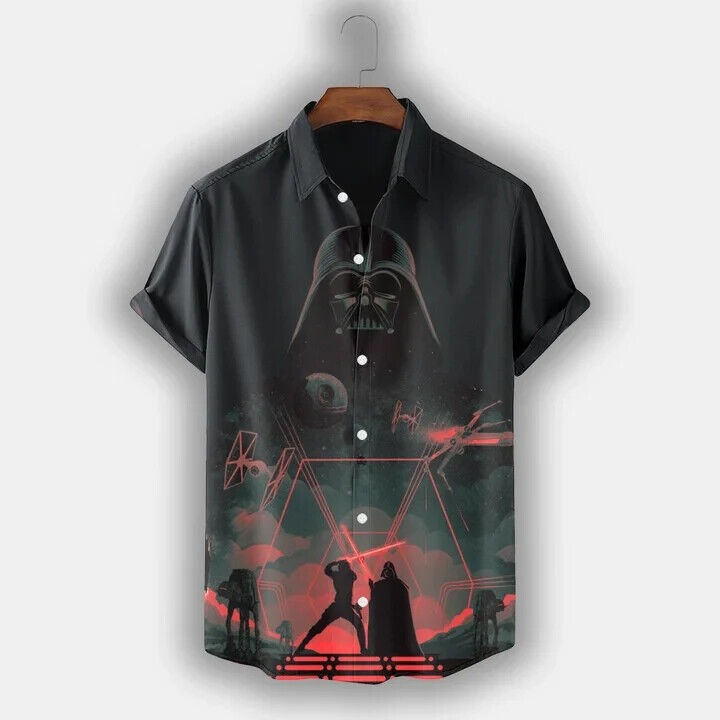 Spaceship 3D Hawaiian Shirt SW-10035, Gift For Men, Birthday Gift, S-5XL US Size