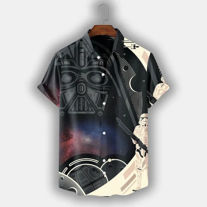 Spaceship 3D Hawaiian Shirt SW-10036, Gift For Men, Birthday Gift, S-5XL US Size