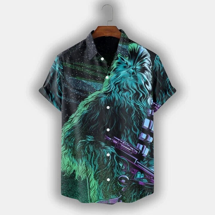 Spaceship 3D Hawaiian Shirt SW-10039, Gift For Men, Birthday Gift, S-5XL US Size