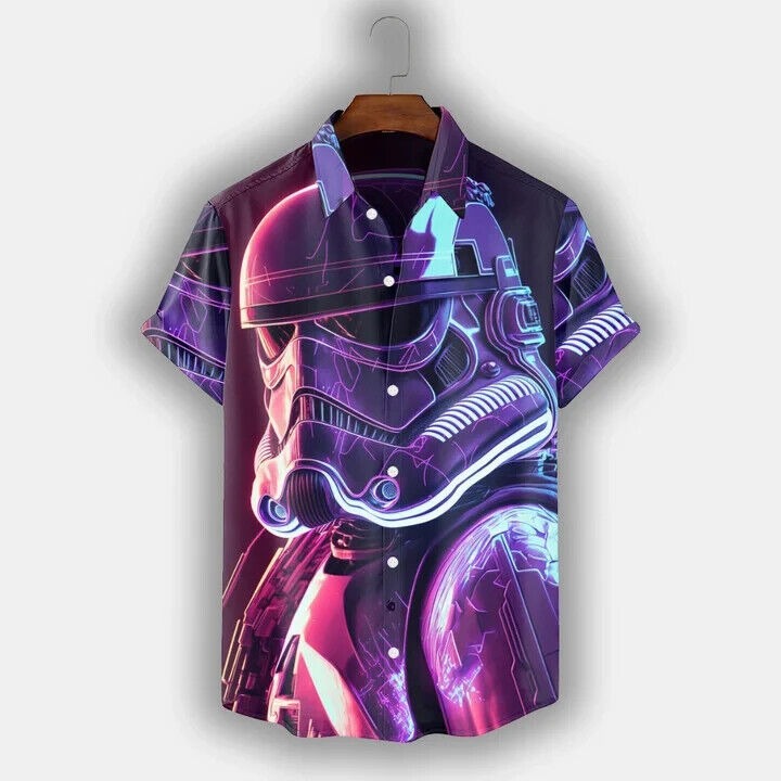 Spaceship 3D Hawaiian Shirt SW-10040, Gift For Men, Birthday Gift, S-5XL US Size