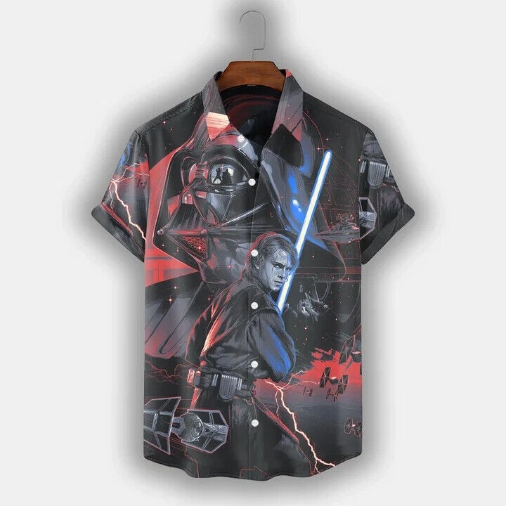 Spaceship 3D Hawaiian Shirt SW-10042, Gift For Men, Birthday Gift, S-5XL US Size