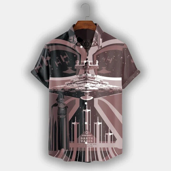 Spaceship 3D Hawaiian Shirt SW-10045, Gift For Men, Birthday Gift, S-5XL US Size