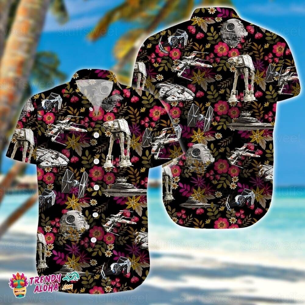 Spaceships SW Hawaiian Shirt, Perfect Gift For Family, S-5XL US Size