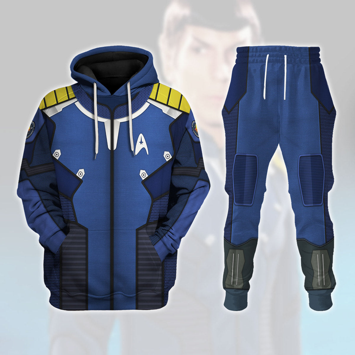 Spock cosplay track suit 