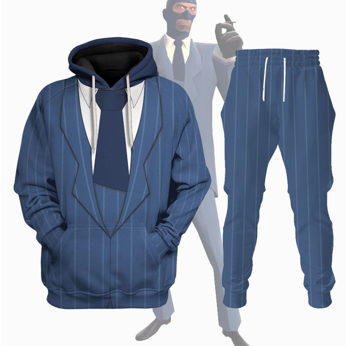 Spy Blue Team TF2 track suit 