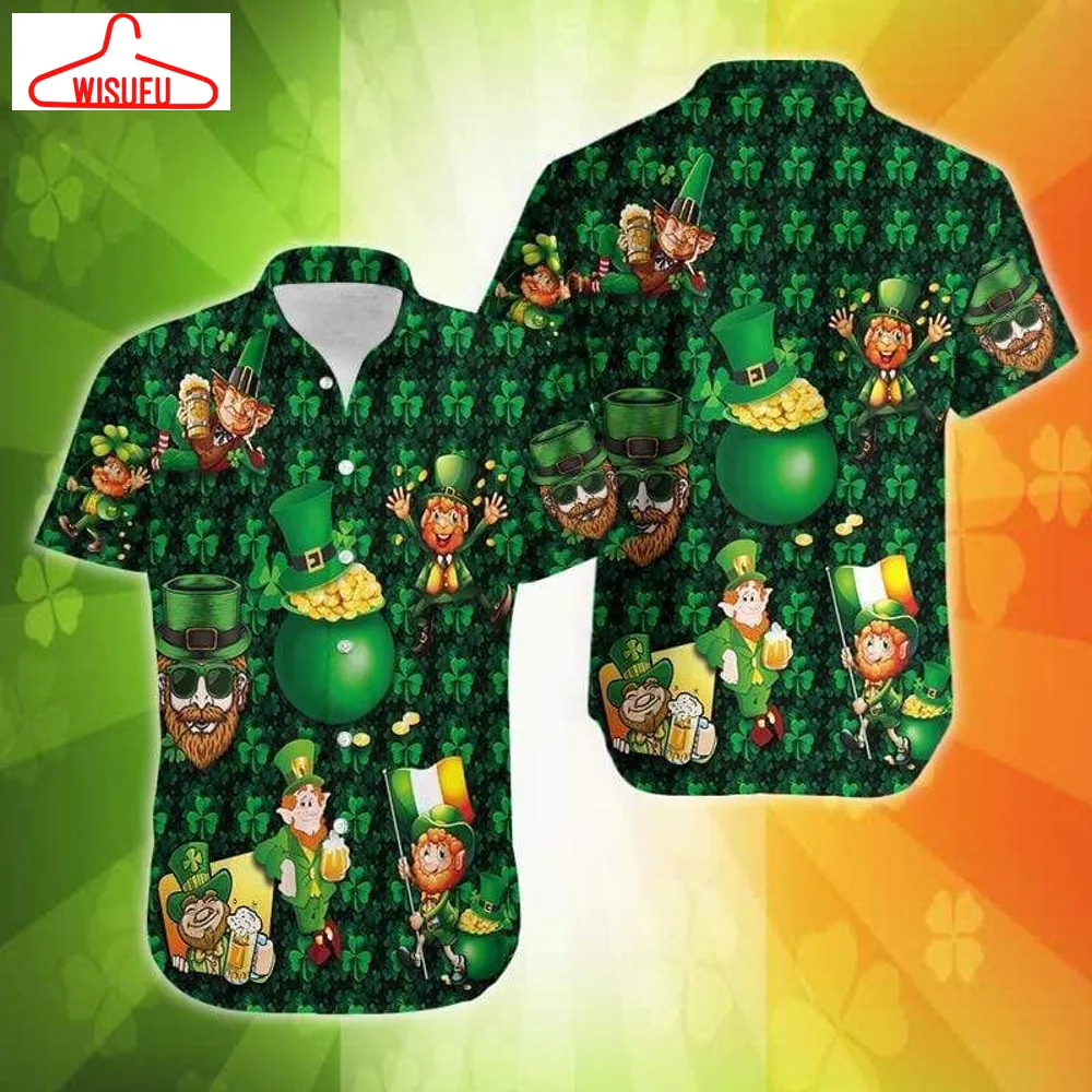 St PatrickÂs Day May Your Pockets Be Heavy Hawaiian Shirt - Unisex - Adult - Hw2328, New Hawaiian Holiday Outfits, New Fashion Gifts