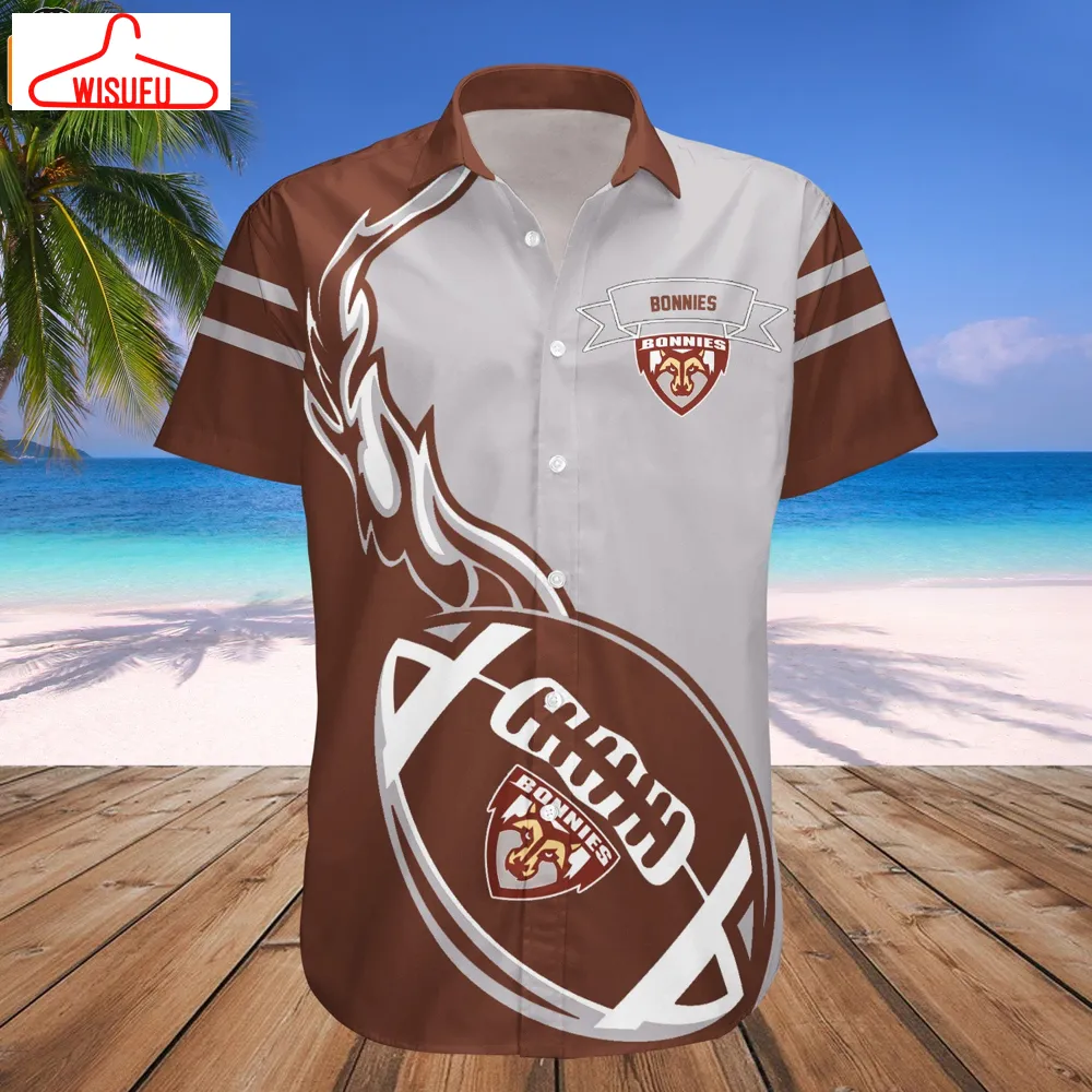 St. Bonaventure Bonnies Flame Ball Hawaiian Shirt, New Fashion Gifts