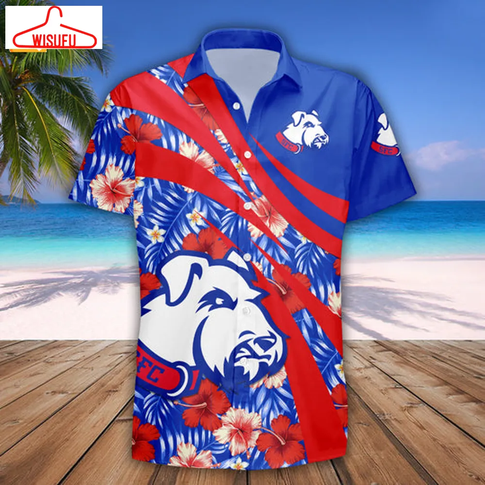 St. Francis Brooklyn Terriers Hibiscus Sport Hawaiian Shirt, New Fashion Gifts