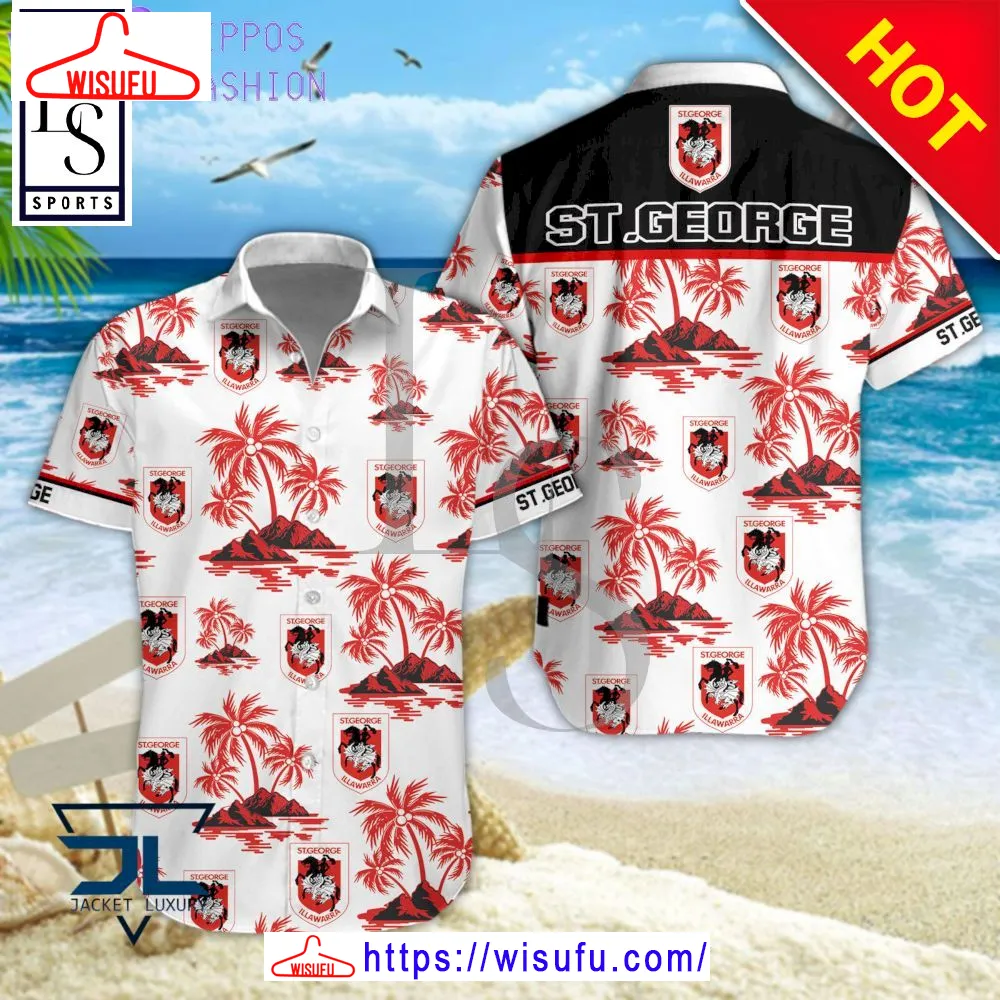 St. George Illawarra Dragons Nrl Hawaiian Shirt, New Fashion Gifts