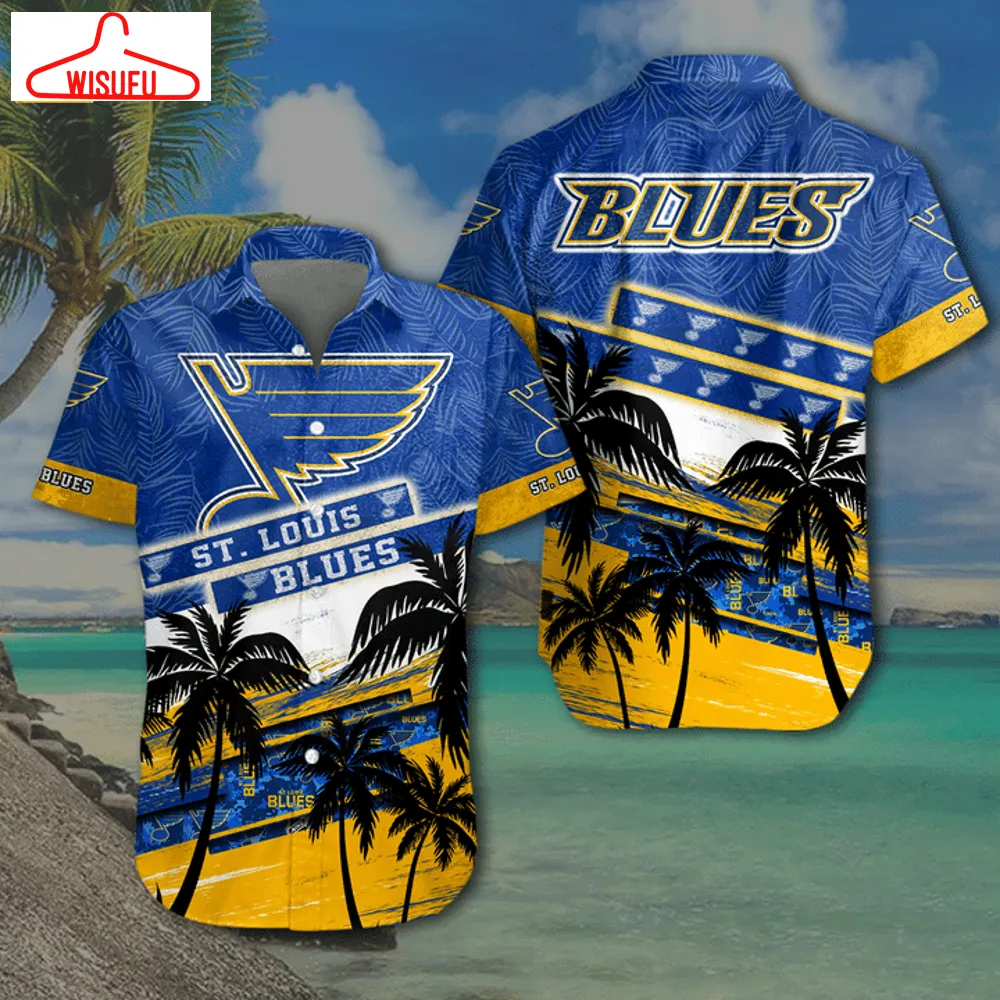 St. Lo-uis Blues Nhl Hawaiian Shirt, New Fashion Gifts