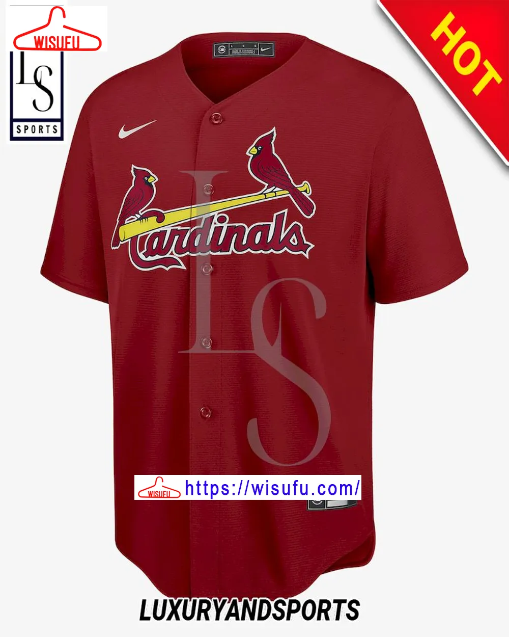 St. Loui-s Cardinals Yadier Molina Red Cool Baseball Jersey, New Fashion Gifts