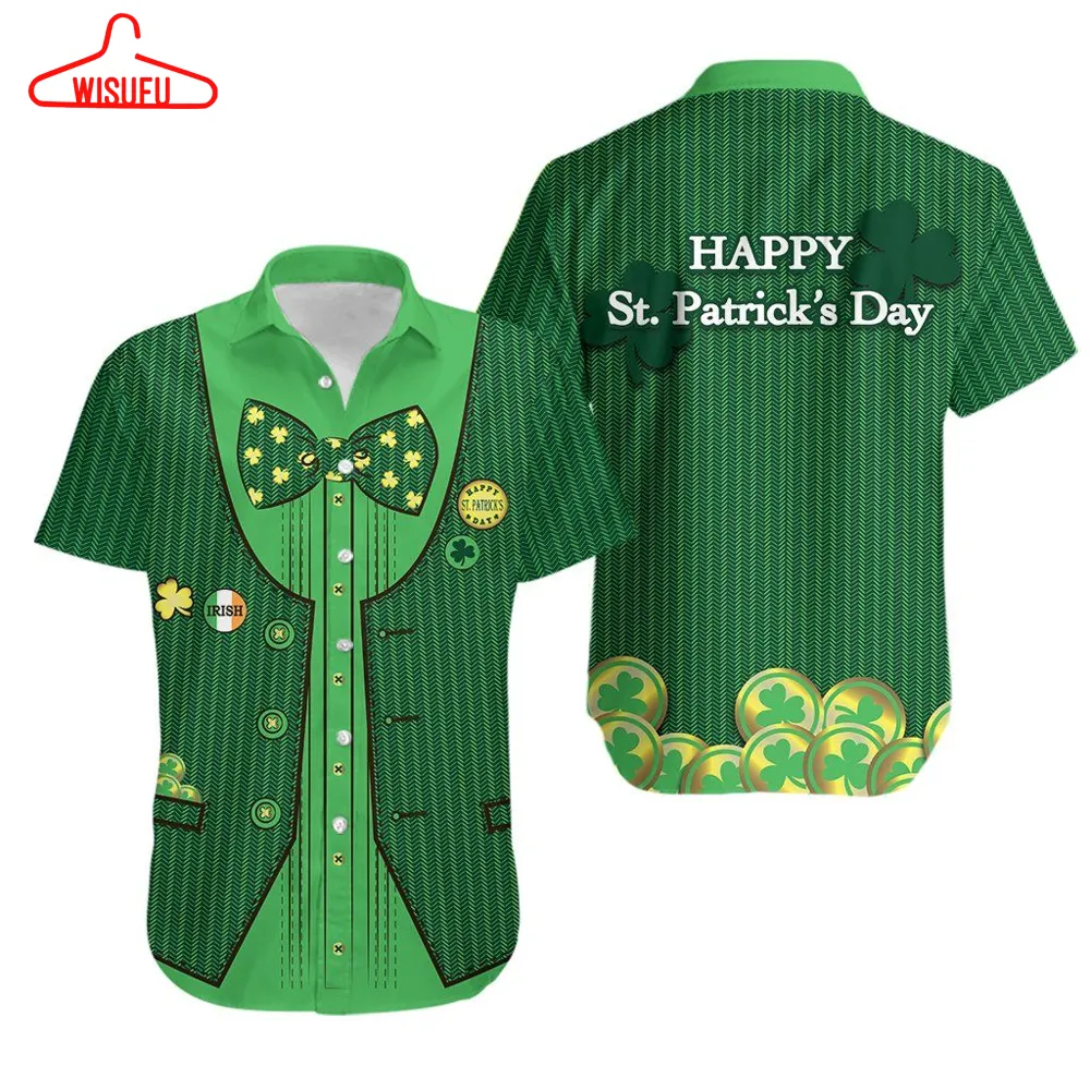 St. Patrick's Day Ireland Hawaiian Shirt Gile Special Style No.2 Th4, Saint Patrick's Day Gift Ideas, New Fashion Gifts Vtbl19508