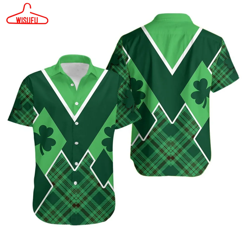 St. Patricks Day Ireland Hawaiian Shirt Shamrock Th4, Saint Patrick's Day Gift Ideas, New Fashion Gifts Vtbl41190