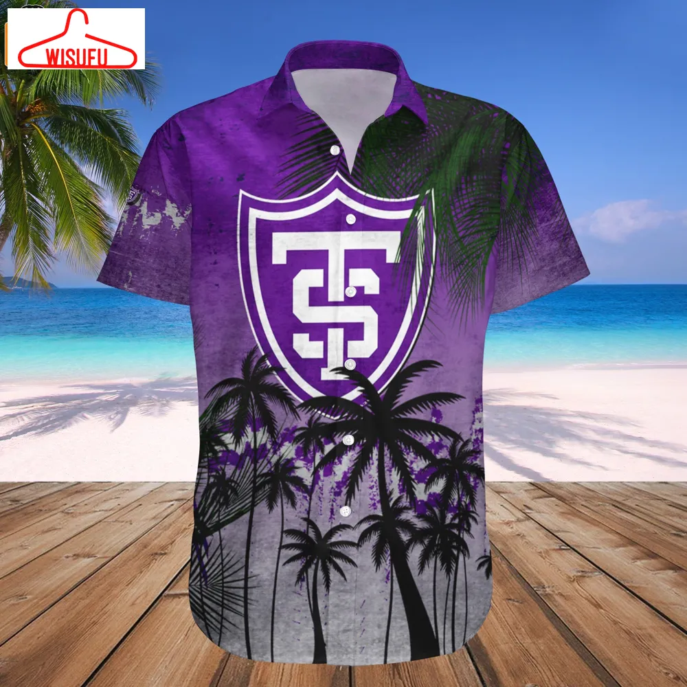 St. Thomas Tommies Coconut Tree Tropical Grunge Hawaiian Shirt, New Fashion Gifts