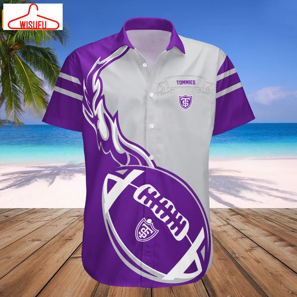 St. Thomas Tommies Flame Ball Hawaiian Shirt, New Fashion Gifts