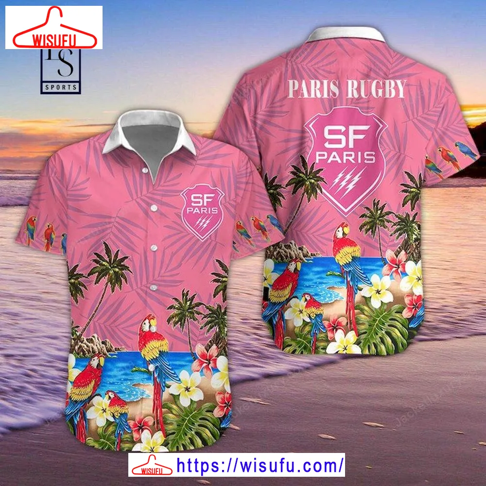 Stade Francais Paris 3d Hawaiian Shirt, New Fashion Gifts