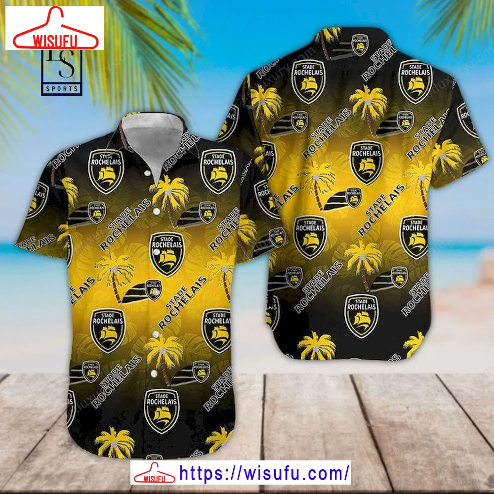 Stade Rochelais 3d Hawaiian Shirt, New Fashion Gifts