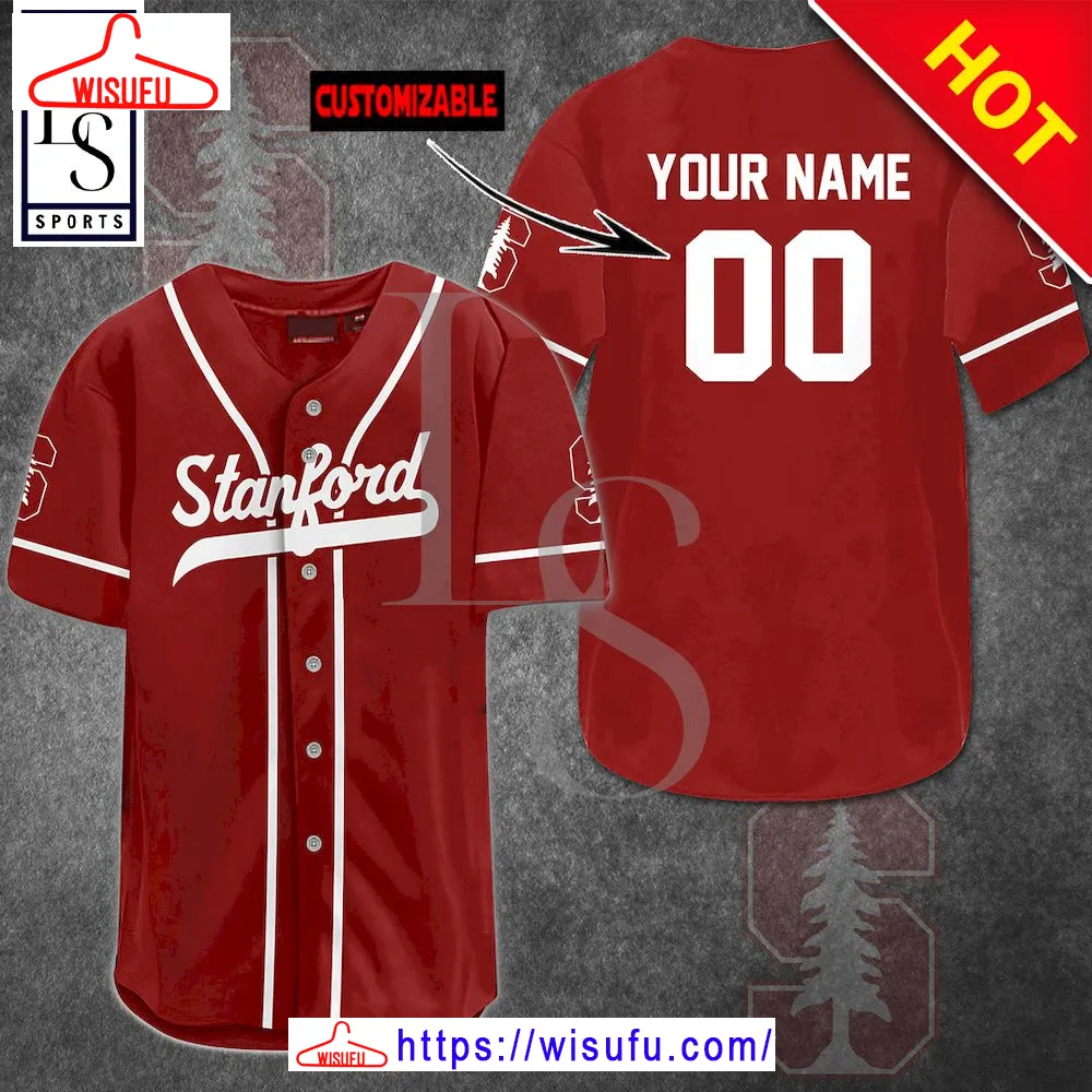 Standfor-d Personalized Baseball Jersey, New Fashion Gifts