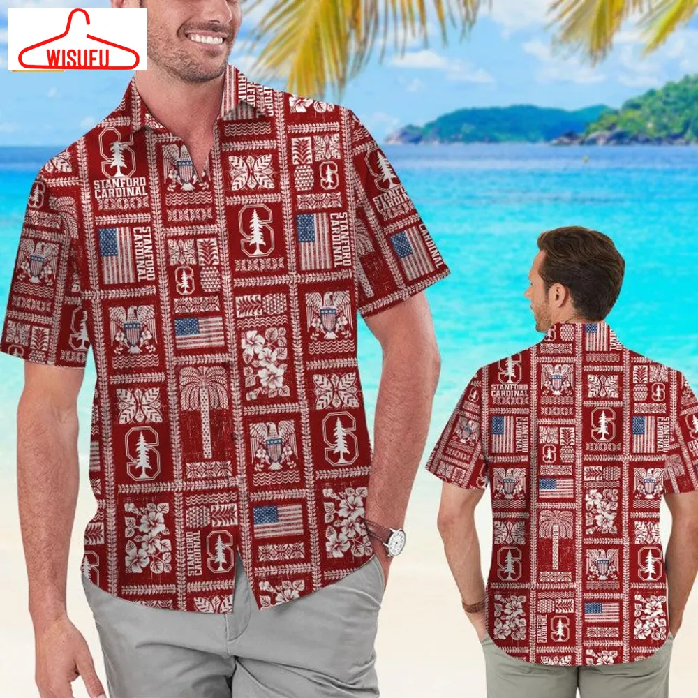 Stanfo-rd Cardinal Summer Commemorative Hawaiian Shirt, New Fashion Gifts