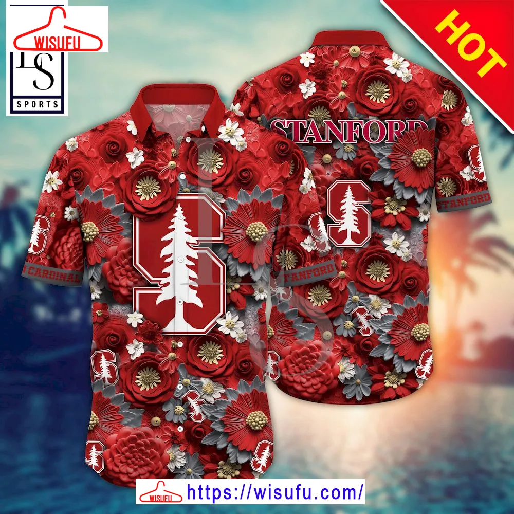 Stanfor-d Cardinal Ncaa Trending Summer Hawaiian Shirt, New Fashion Gifts