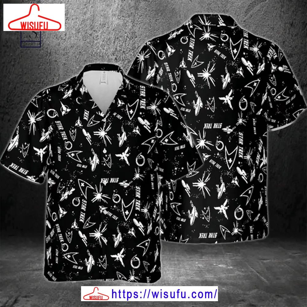 Star Trek Black Hawaiian Shirt, New Fashion Gifts