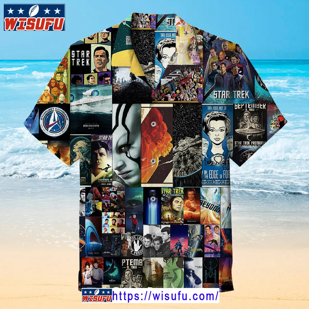 Star Trek Collage-universal Hawaiian Shirt