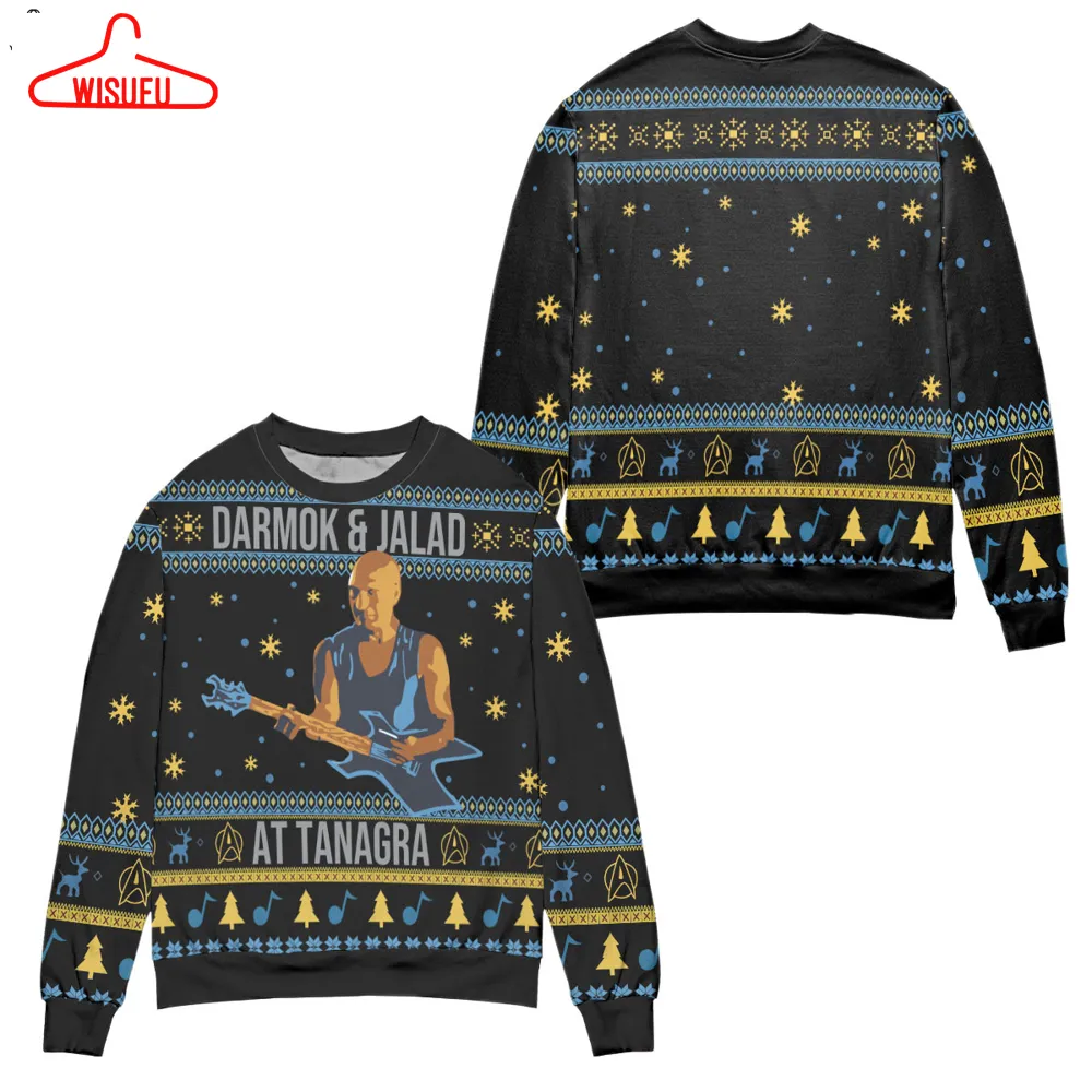 Star Trek Darmok And Jalad At Tanagra Snowflake Ugly Christmas Sweater