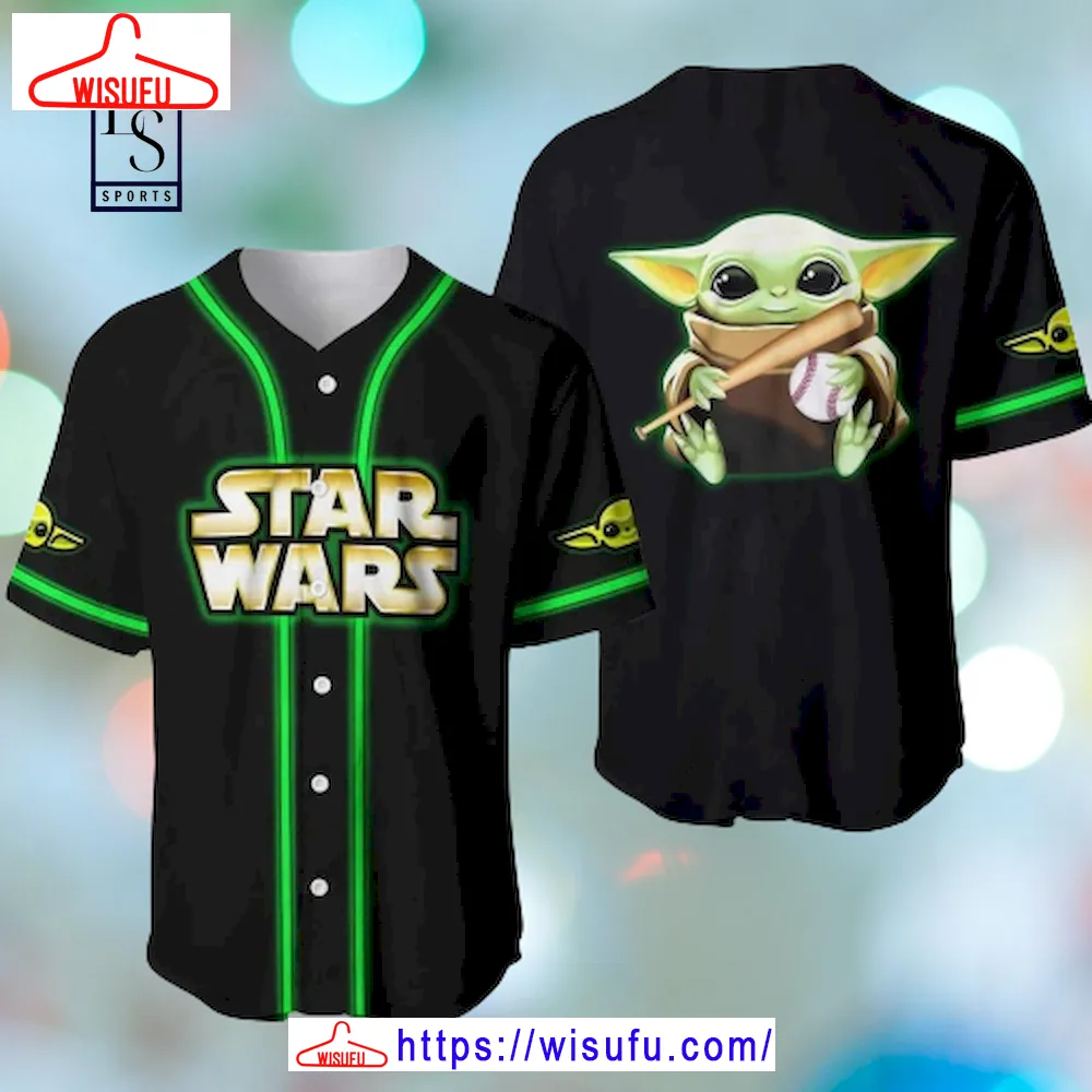 Star War Baby Yoda Baseball Jersey 3d, New Fashion Gifts