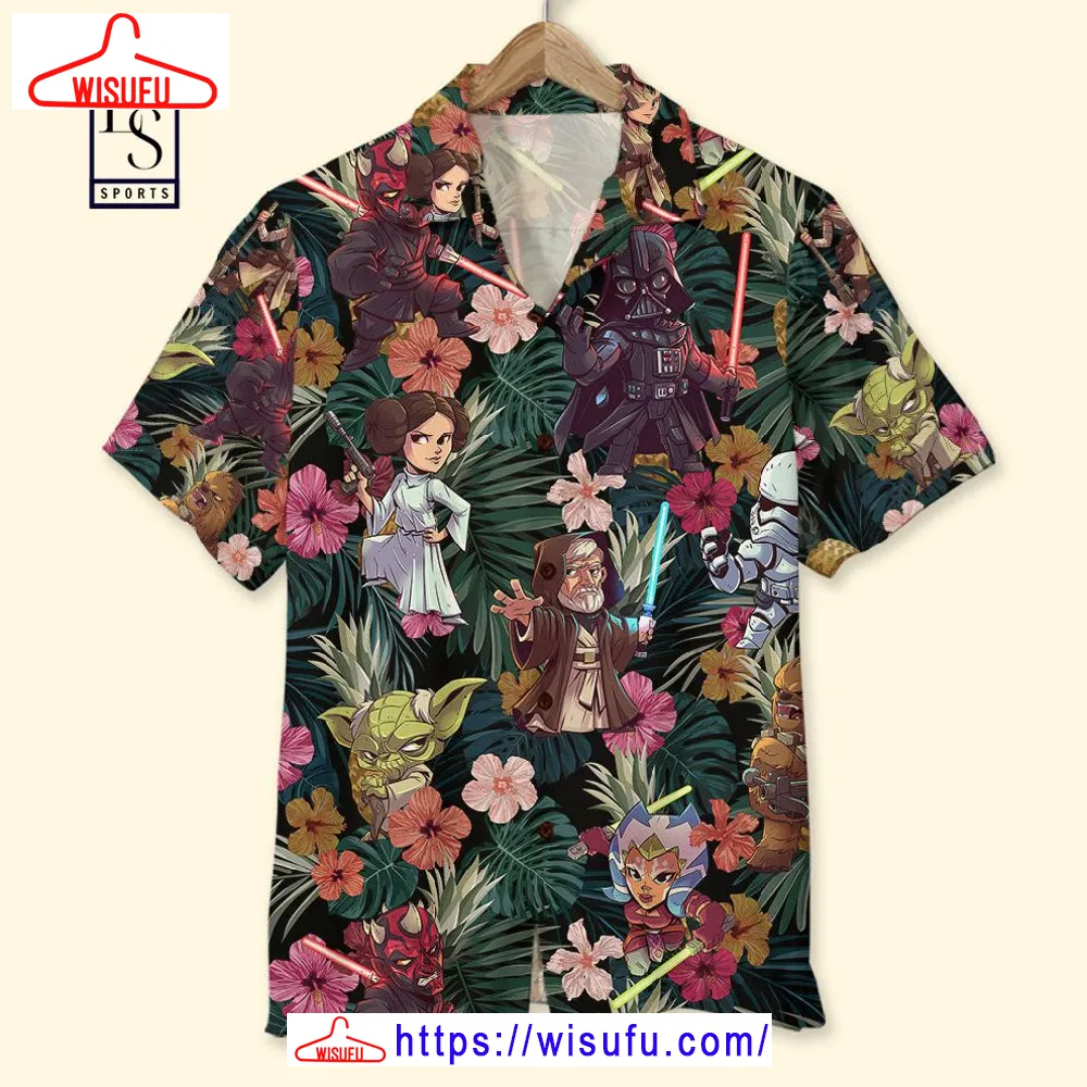 Star War Chibi 3d Hawaiian Shirt, New Fashion Gifts