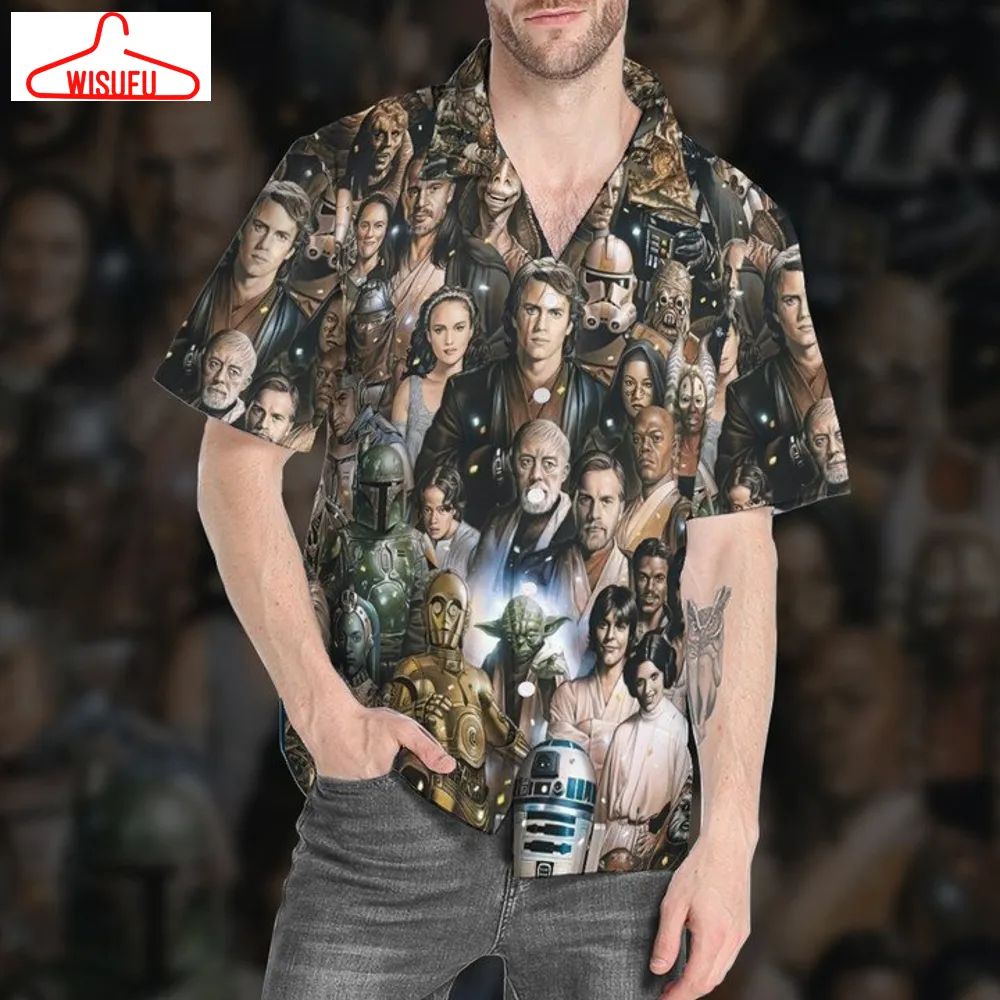 Star Wars All Characters Custom Hawaiian Beach Shirt, New Fashion Gifts