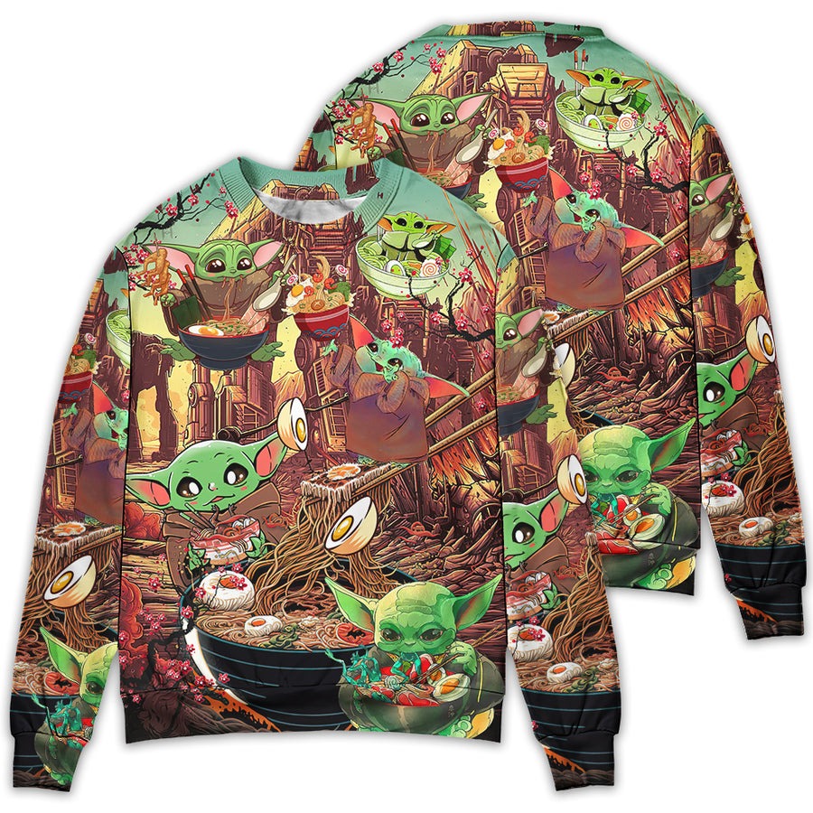 Star Wars Baby Yoda Cute Ramen - Sweater