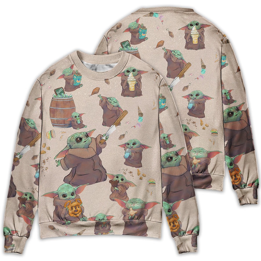 Star Wars Baby Yoda Eating Everything - Sweater