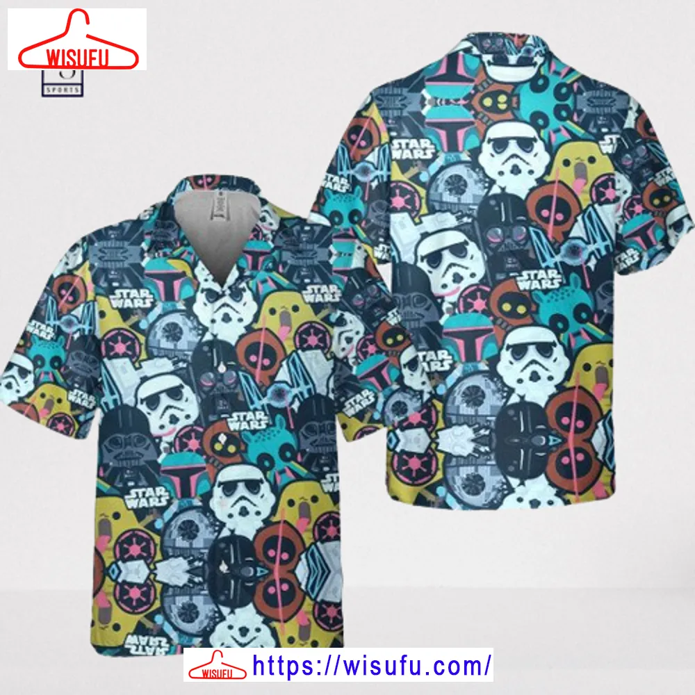 Star Wars Character Chibi Hawaiian Shirt, New Fashion Gifts