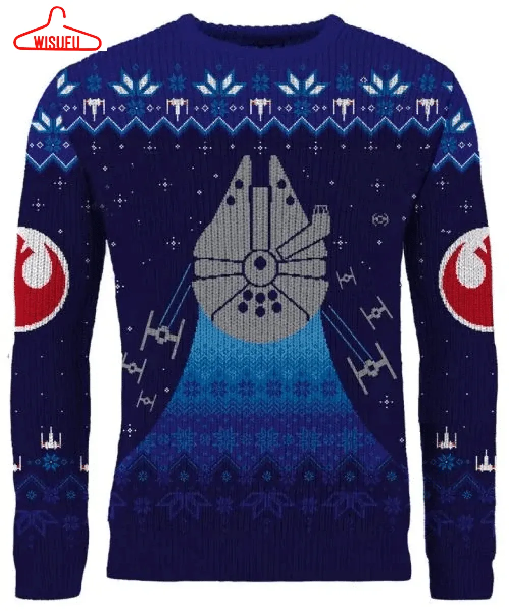 Star Wars Frosty Falcon Christmas Sweater,star Wars Christmas Gift,star Wars Christmas Shirt