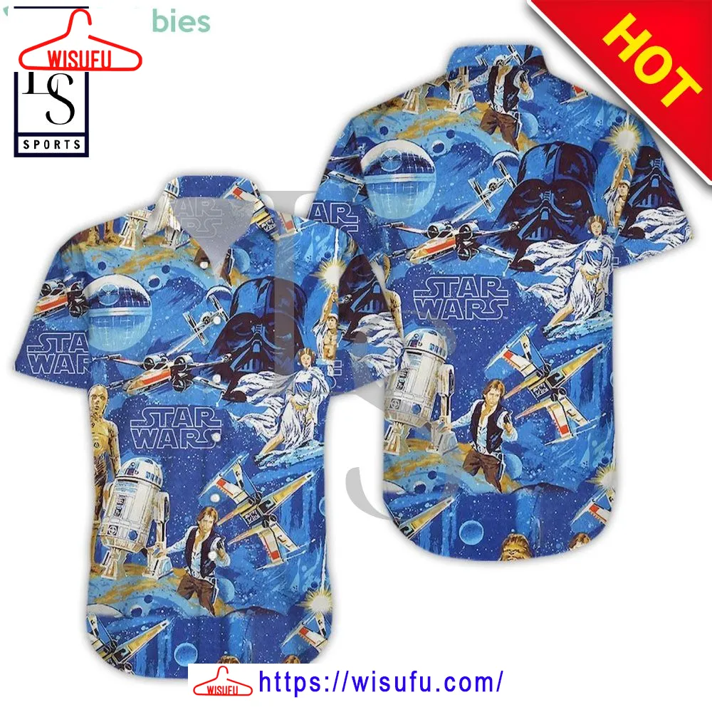 Star Wars Han Solo Darth Vader Starships Hawaiian Shirt, New Fashion Gifts