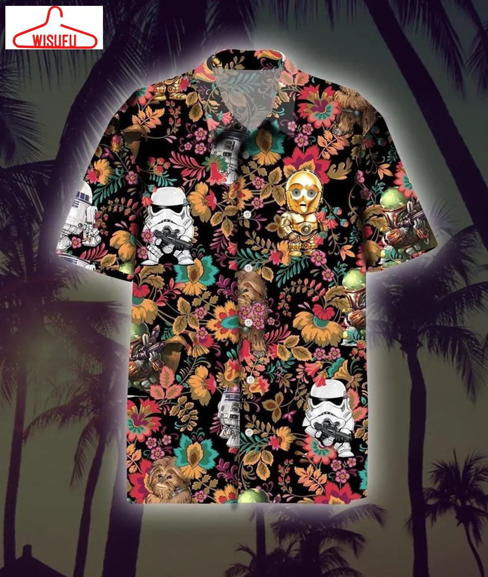 Star Wars Hawaiian Iv Graphic Print Short Sleeve Hawaiian Casual Shirt Size S - 5xl, New Fashion, Best Gift Ideas, New Fashion Gifts