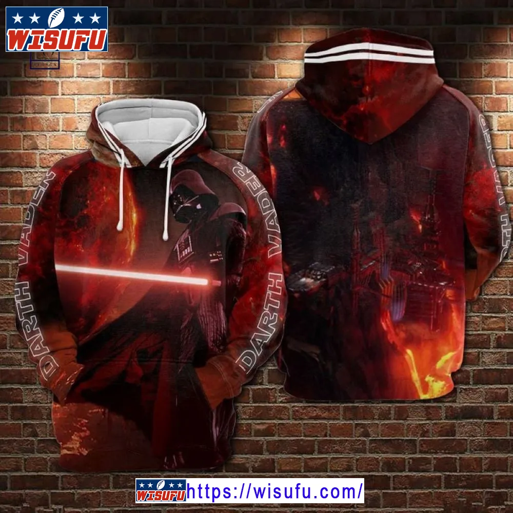 Star Wars Lovers Darth Vader On Mustafar Gift For Fan 3d Hoodie